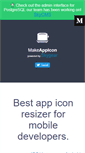 Mobile Screenshot of makeappicon.com